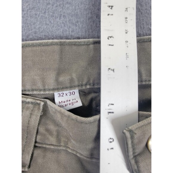 Carhartt Pants Mens 32x30 Olive Green Washed Twill Dungaree Utility Work B324 - Picture 10 of 14